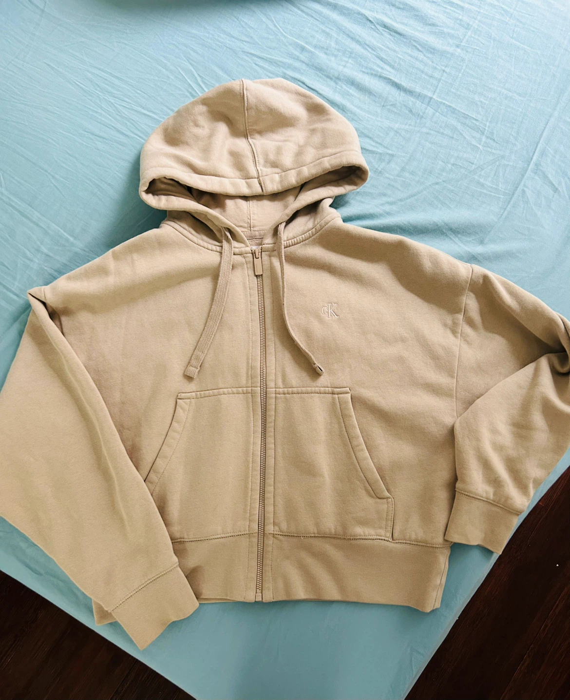 Calvin Klein beige boyfriend hoodie
