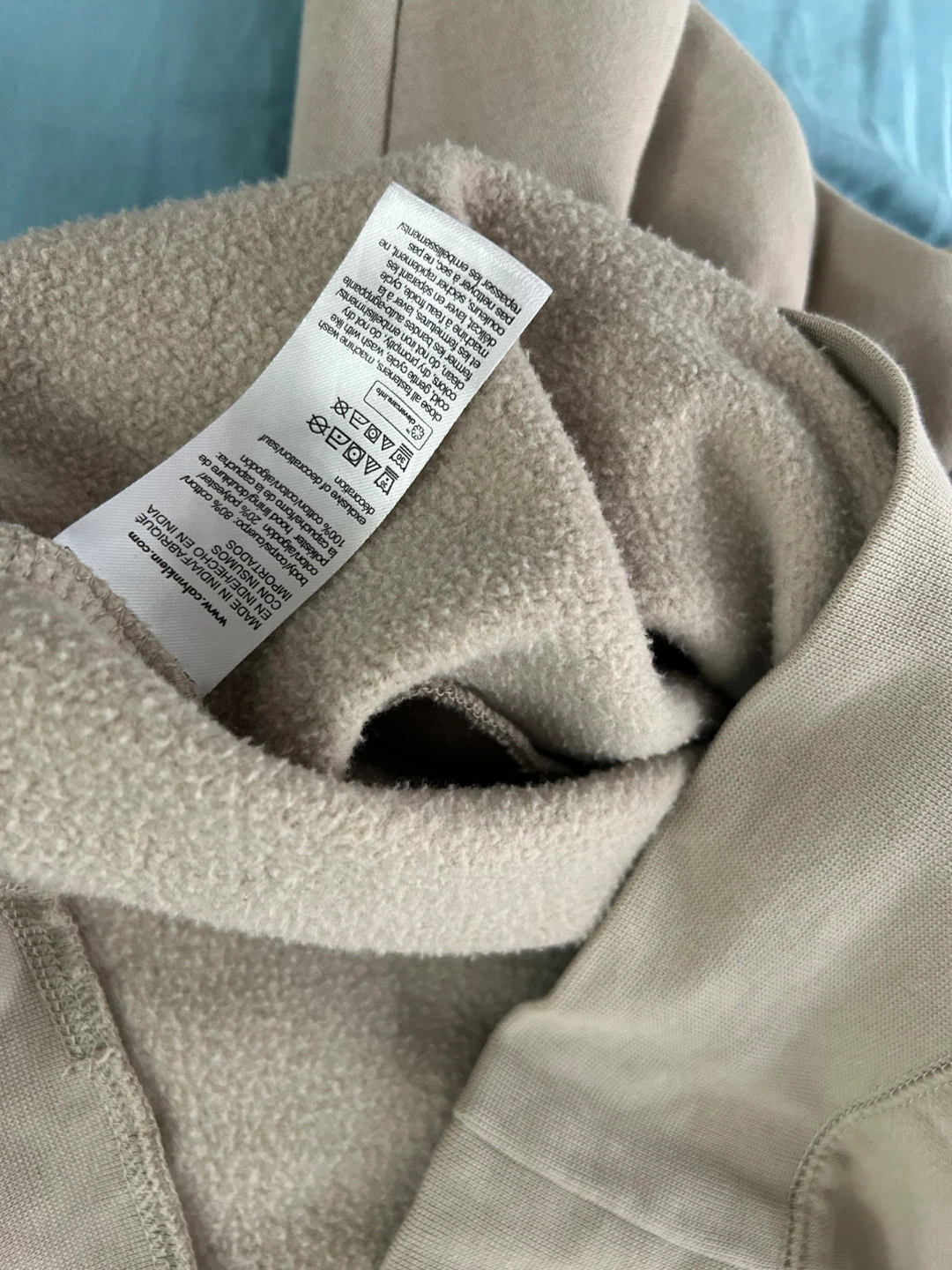 Calvin Klein beige boyfriend hoodie - photo 3