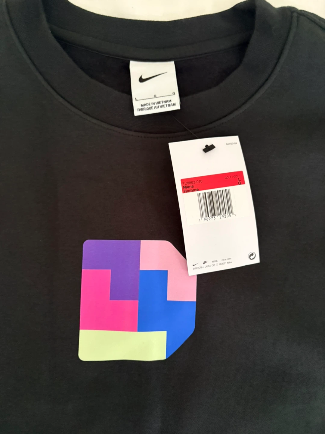 Nike Golf Crewneck Sweatshirt Large Black - photo 2