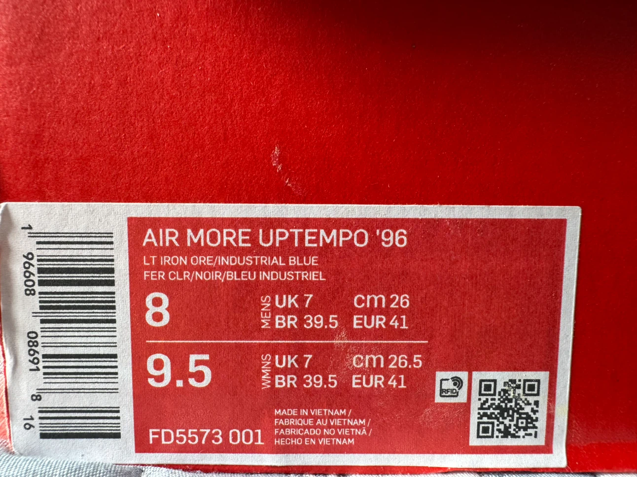 Nike Air More Uptempo '96 Sneakers - photo 4