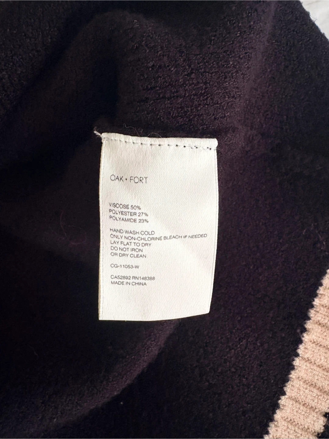 Oak and Fort black button up cardigan - photo 3