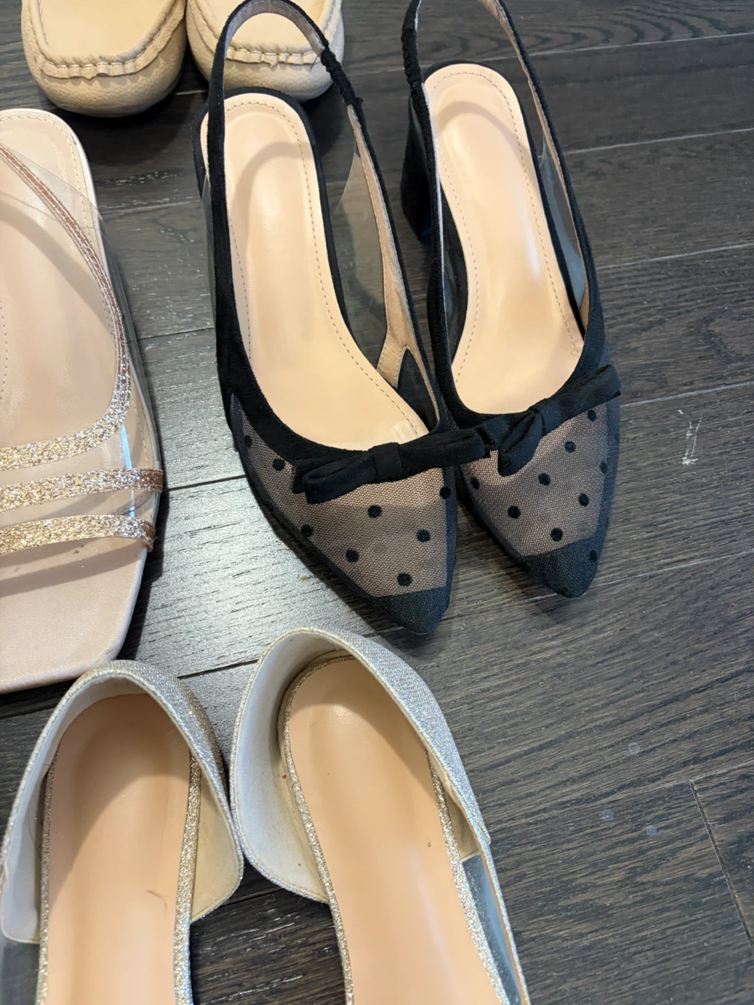 ECS Gold Braided Strap Heels - photo 3