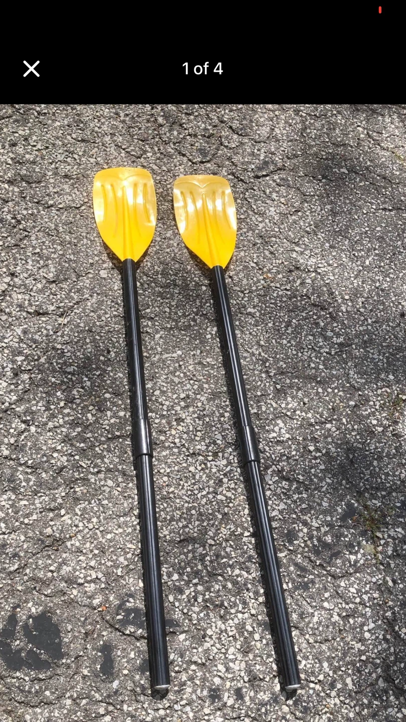 Yellow Kayak/Canoe Paddles