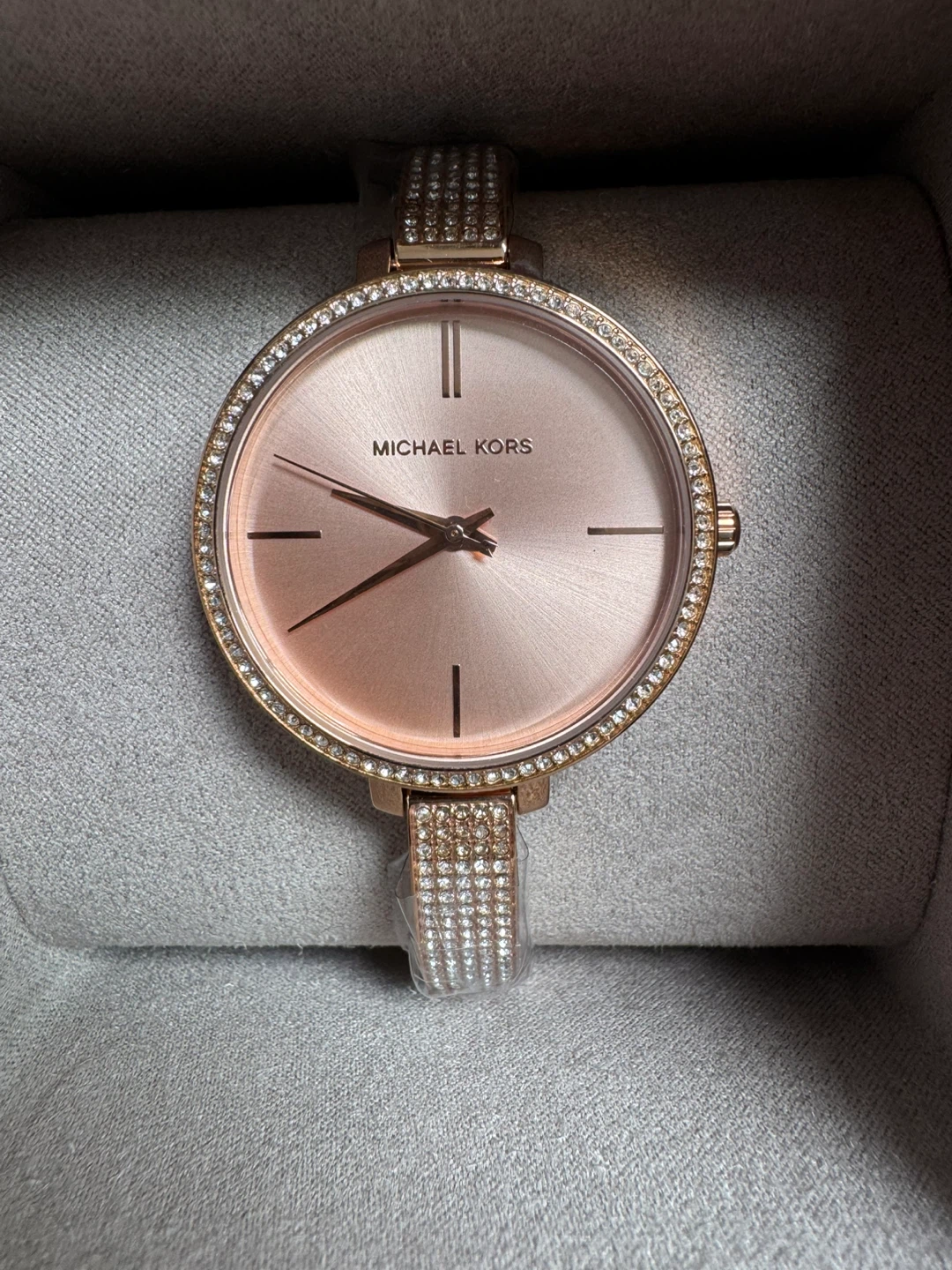 Michael Kors Rose Gold Crystal Watch