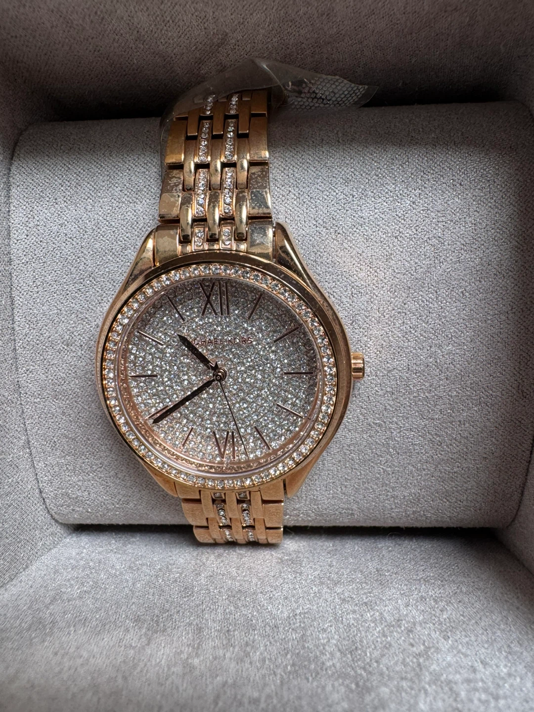 Michael Kors Rose Gold Crystal Watch