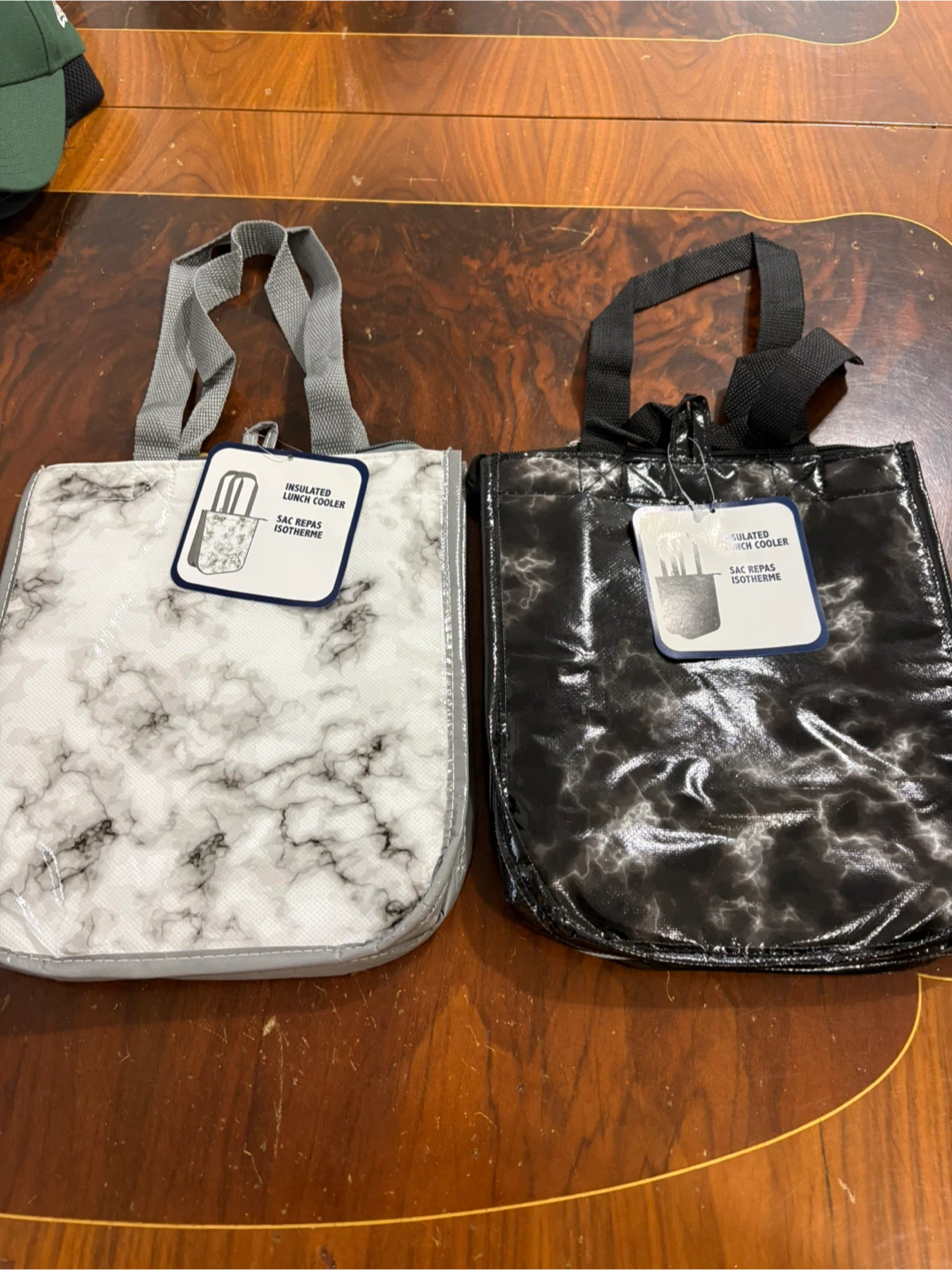 Travelway Marble Pattern Insulated Lunch Coolers