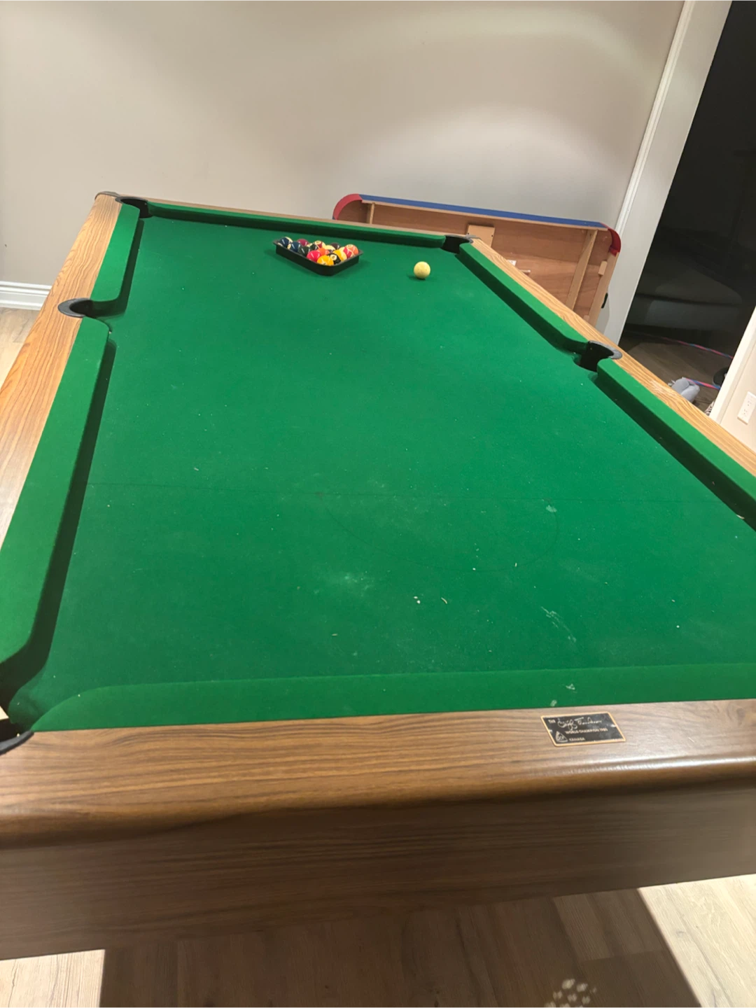 Billiard table