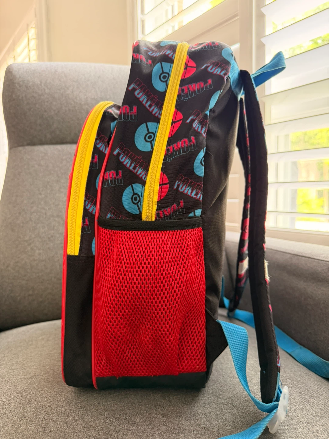 Pokemon Pikachu Red and Blue Backpack - photo 3
