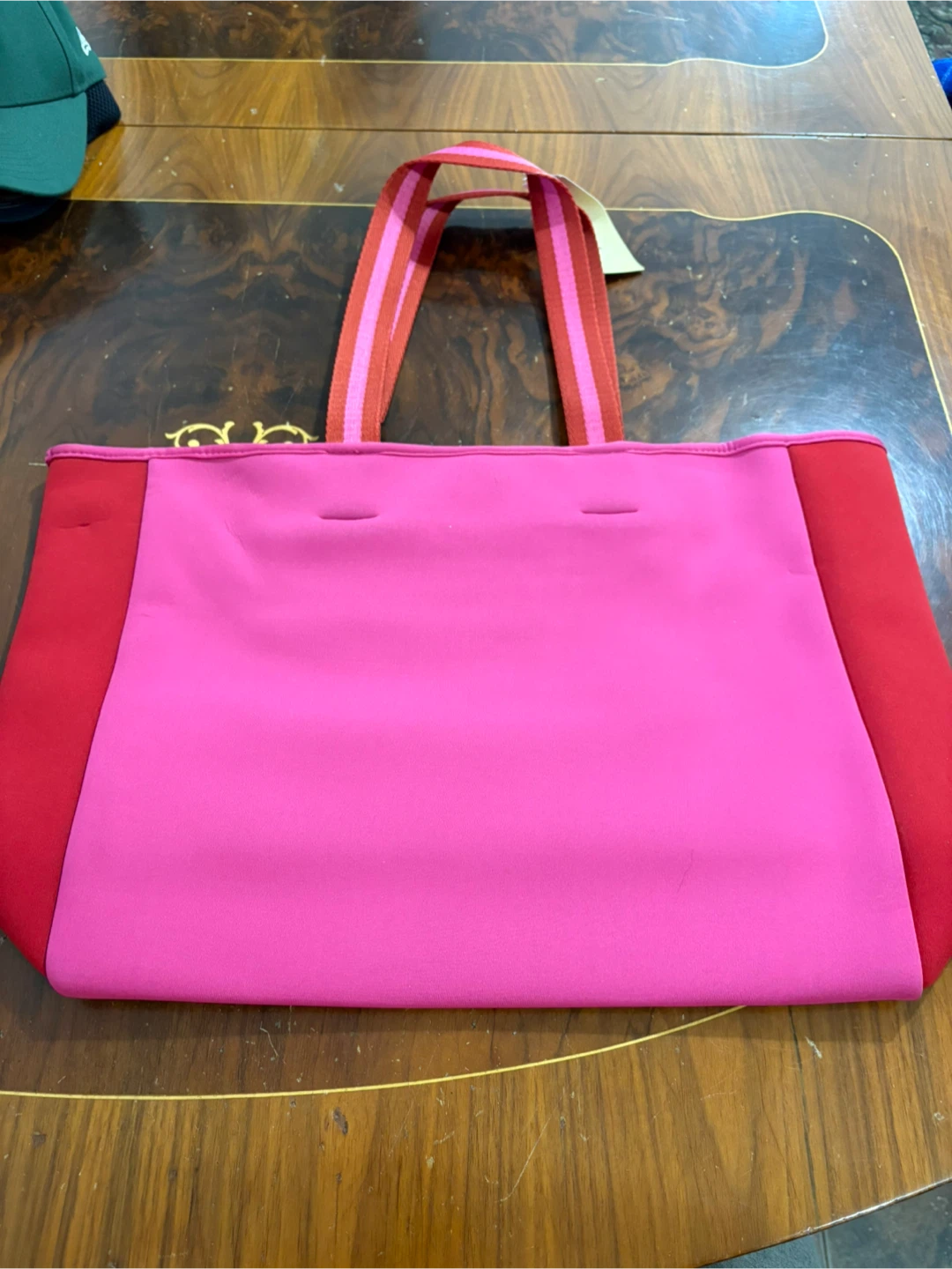Summersalt pink and red neoprene tote bag - photo 3
