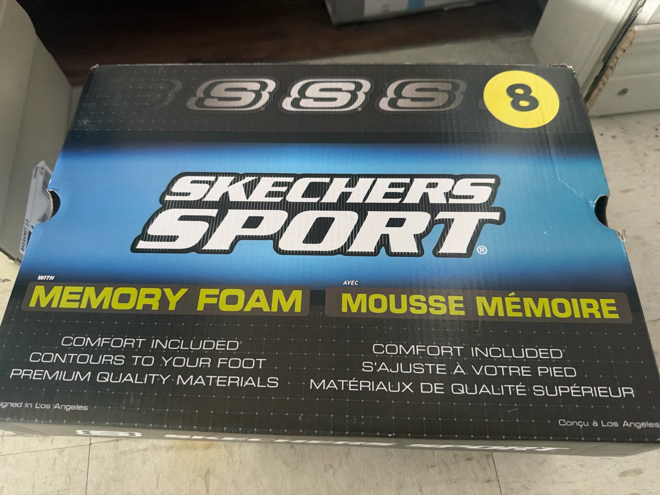 Skechers Sport Memory Foam Sneakers - Size 8