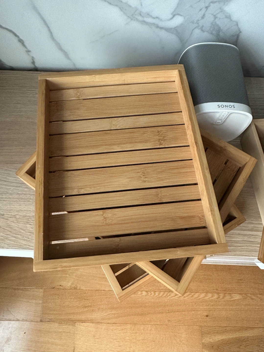 NEW IKEA UPPDATERA BAMBOO CLOSET DRAWER ORGANIZER TRAYS - photo 4