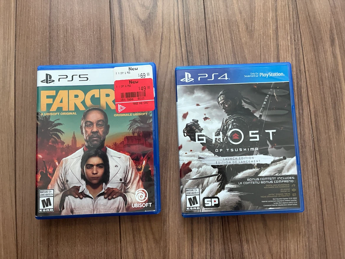 Like New – Ghost of Tsushima (PS4) & Far Cry 6 (PS5)