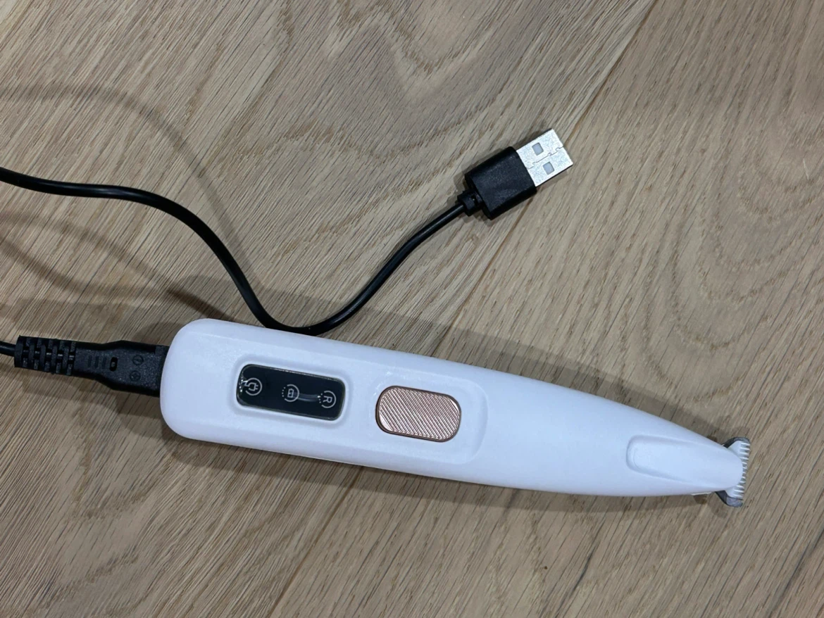 White USB Rechargeable Pet Grooming Trimmer