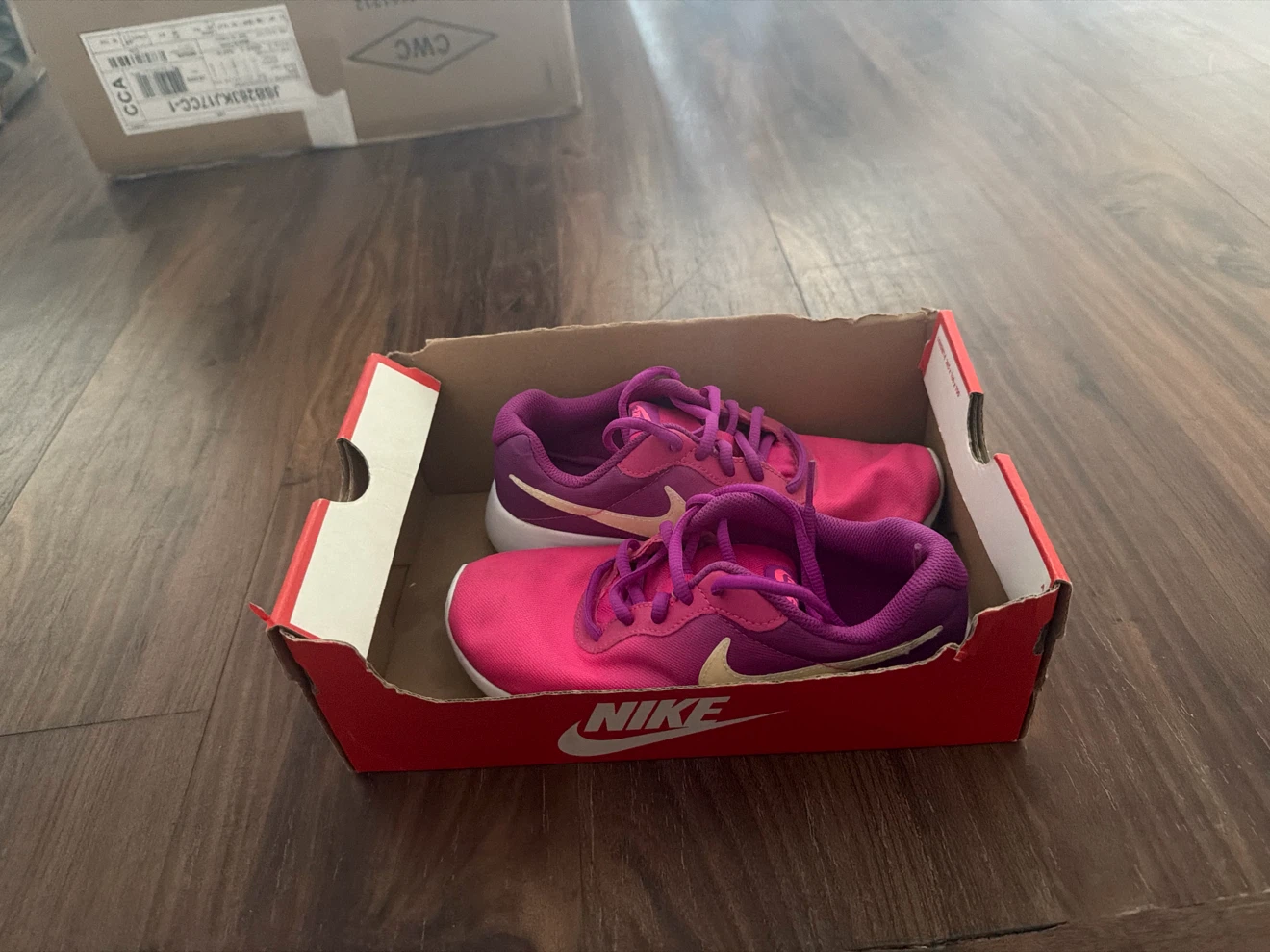 Nike Kids Running Shoes - Pink & Purple