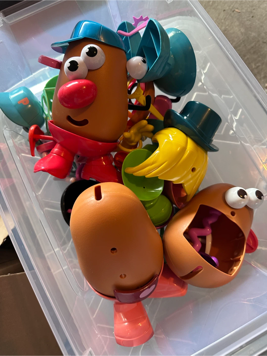 Mr. Potato Head and Mrs. Potato head