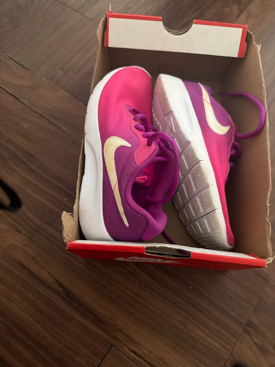 Nike Kids Running Shoes - Pink & Purple - photo 2