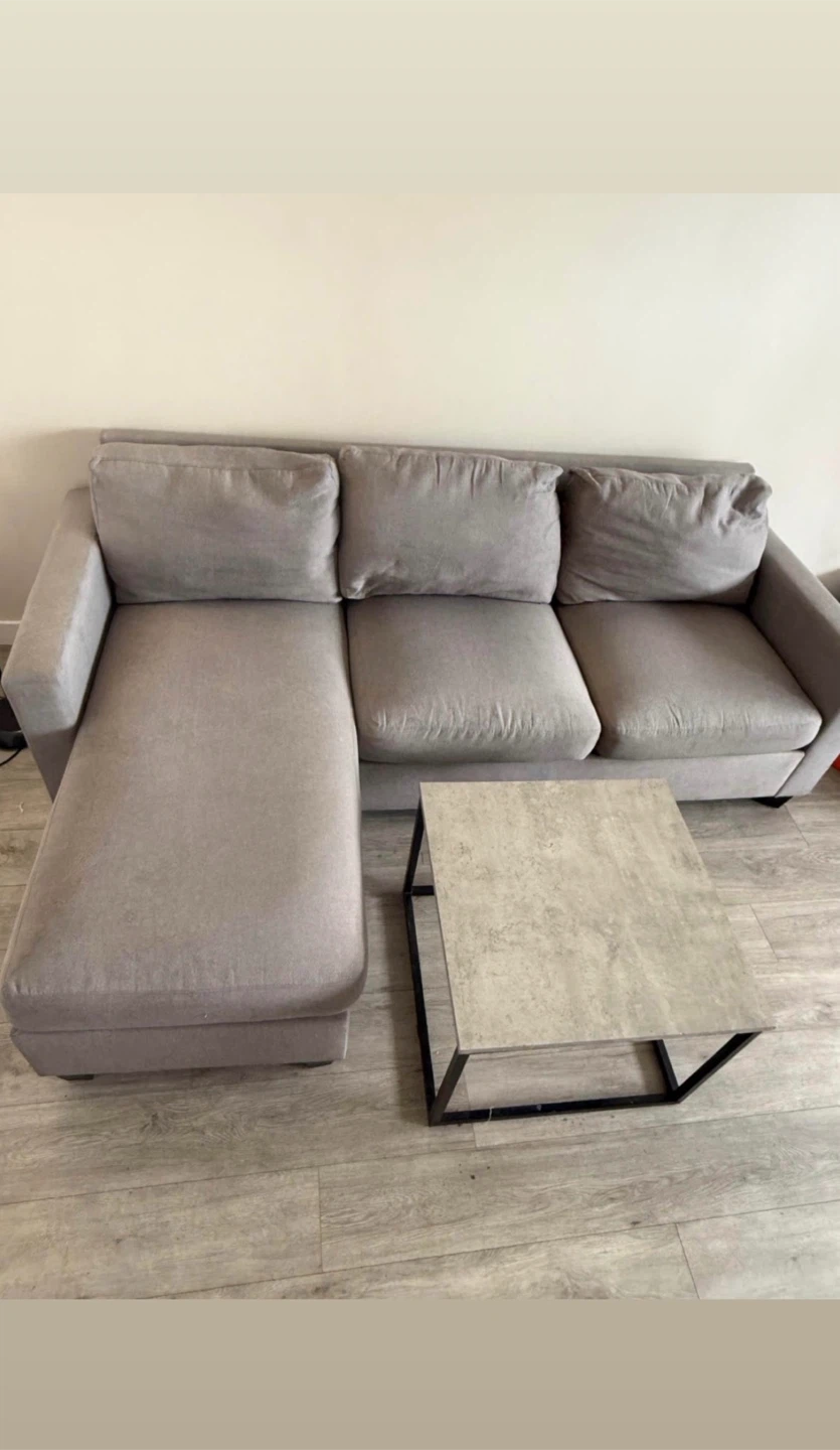 Grey Sectional Sofa with Chaise (we deliver) - photo 3