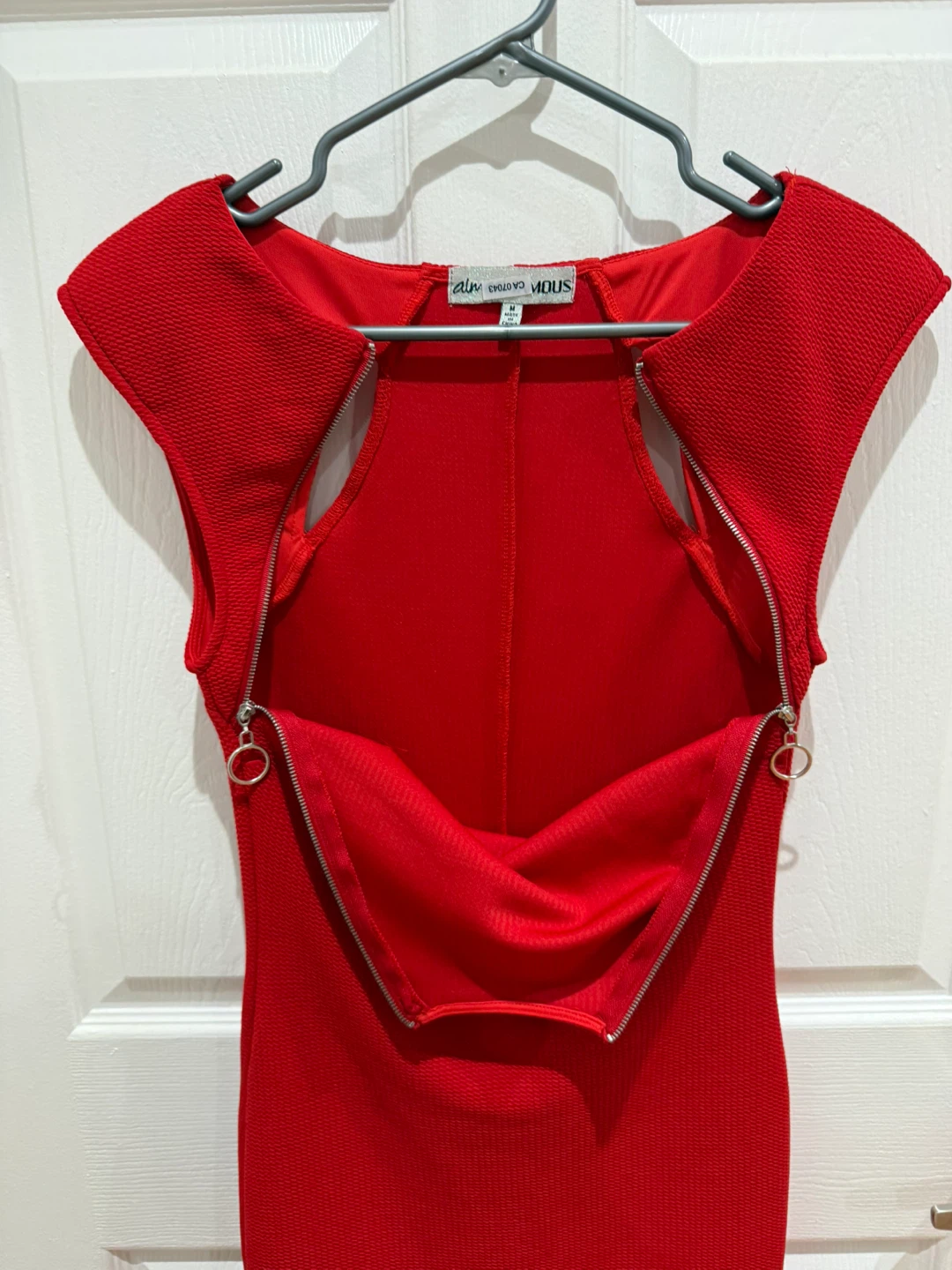 Red Bodycon Dress - Size M - photo 2