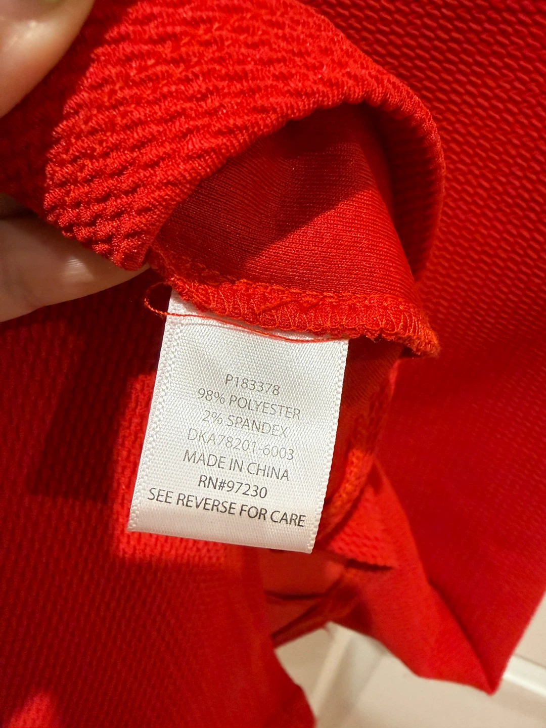 Red Bodycon Dress - Size M - photo 4