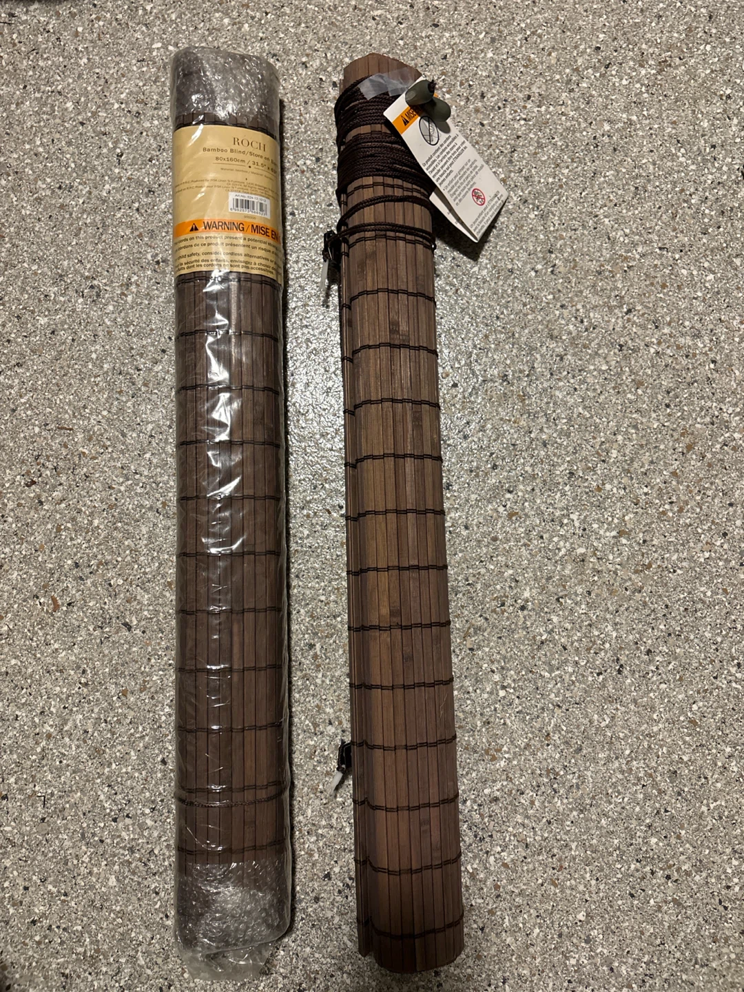 Bamboo Blinds - Set of 2 - New - photo 2