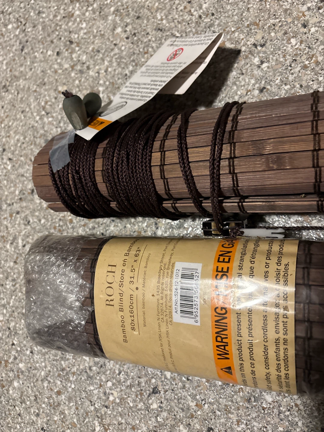 Bamboo Blinds - Set of 2 - New - photo 3