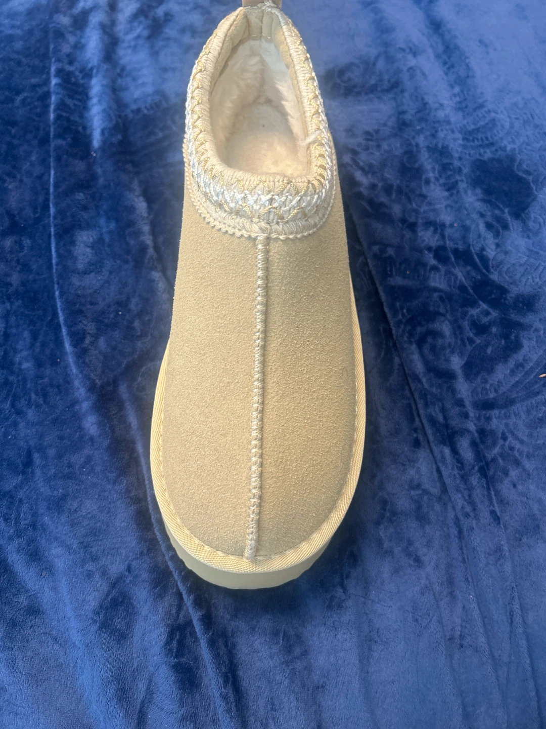 New Beige Platform Winter/Snow Boots size 41 or 9-9.5