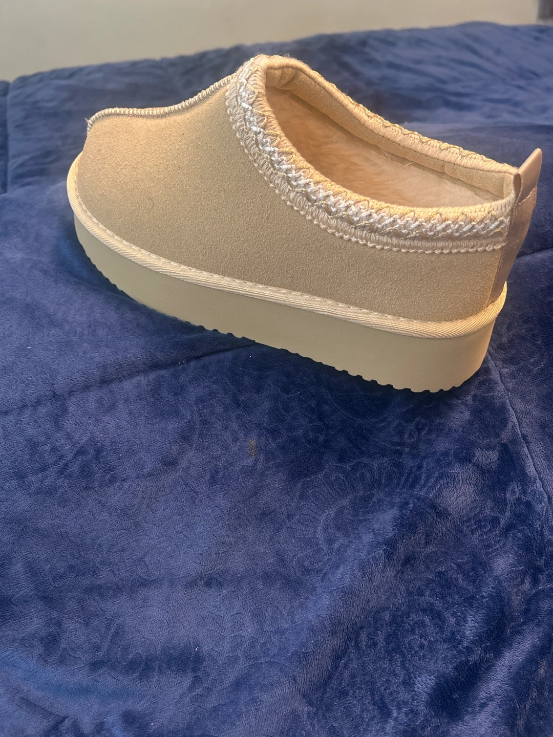 New Beige Platform Winter/Snow Boots size 41 or 9-9.5 - photo 3