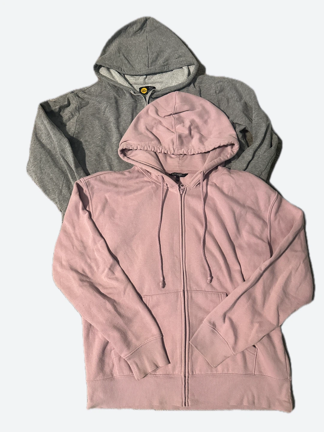 5$ for BOTH Large George and Life is Good Hoodies