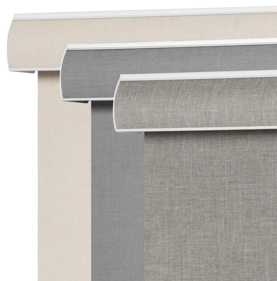 SEEYE Linen Blackout Roller Shades - Cordless