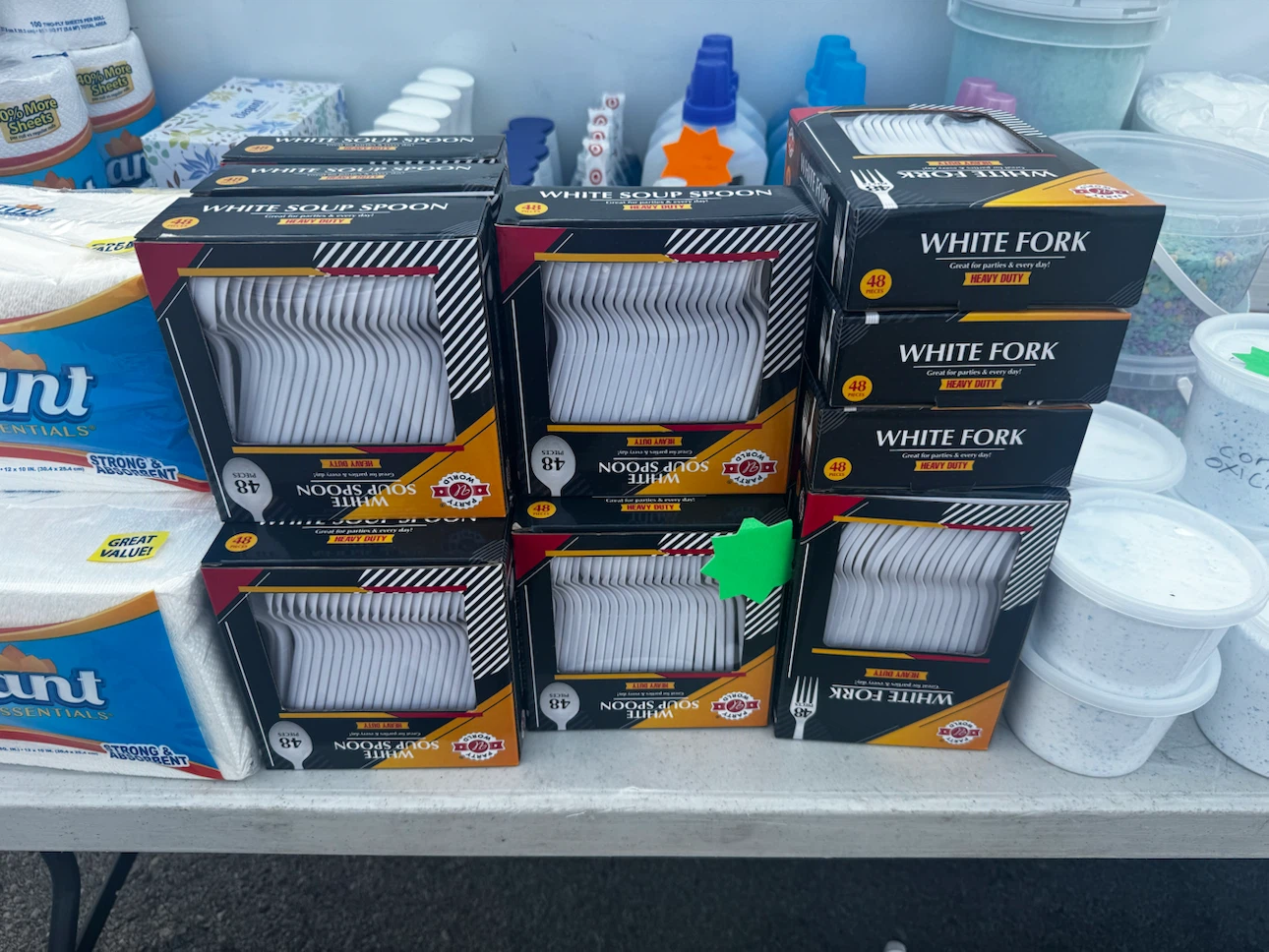 White Fork Heavy Duty Plastic Forks - 48 Count - photo 4