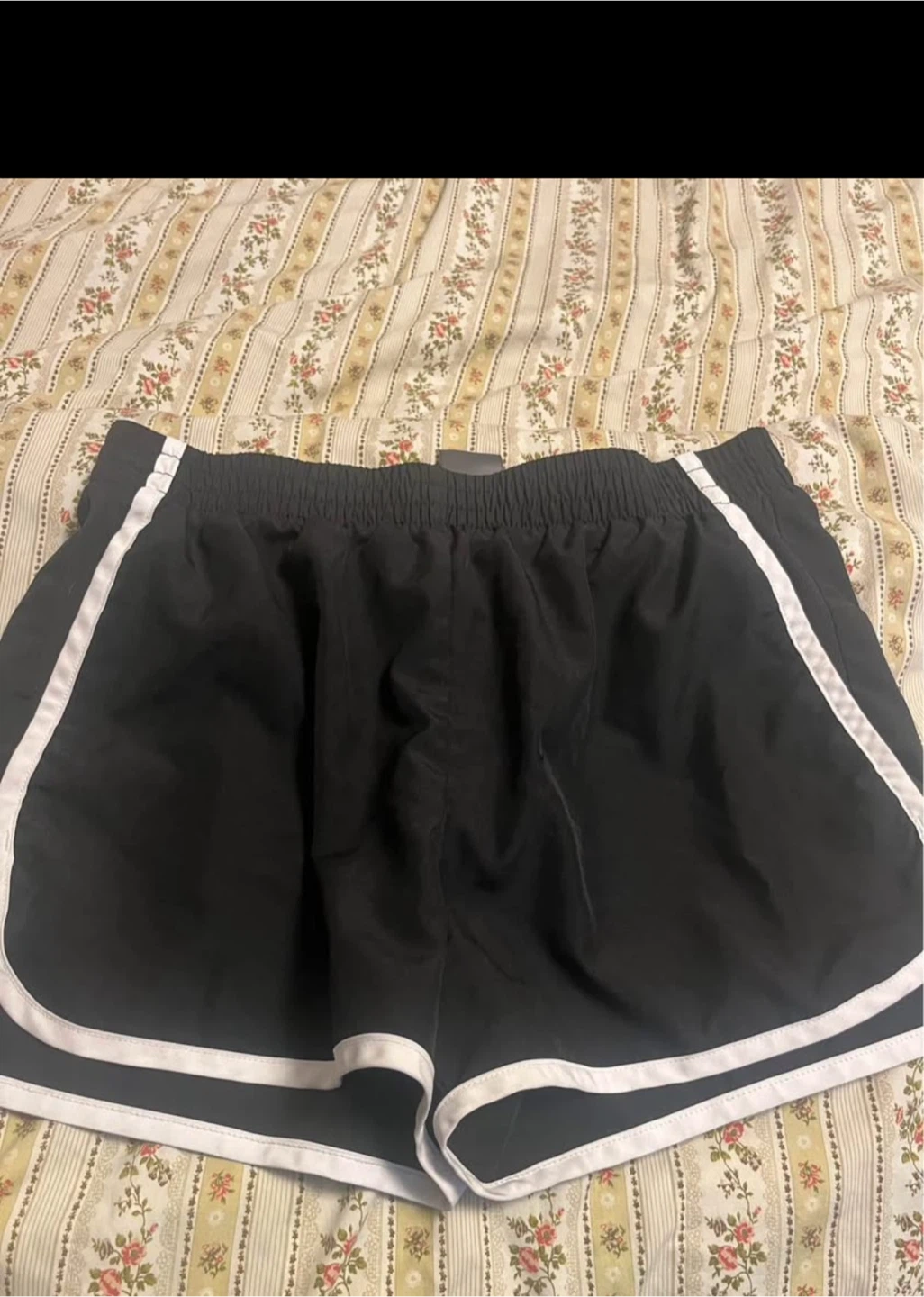 Black Athletic Shorts xl youth