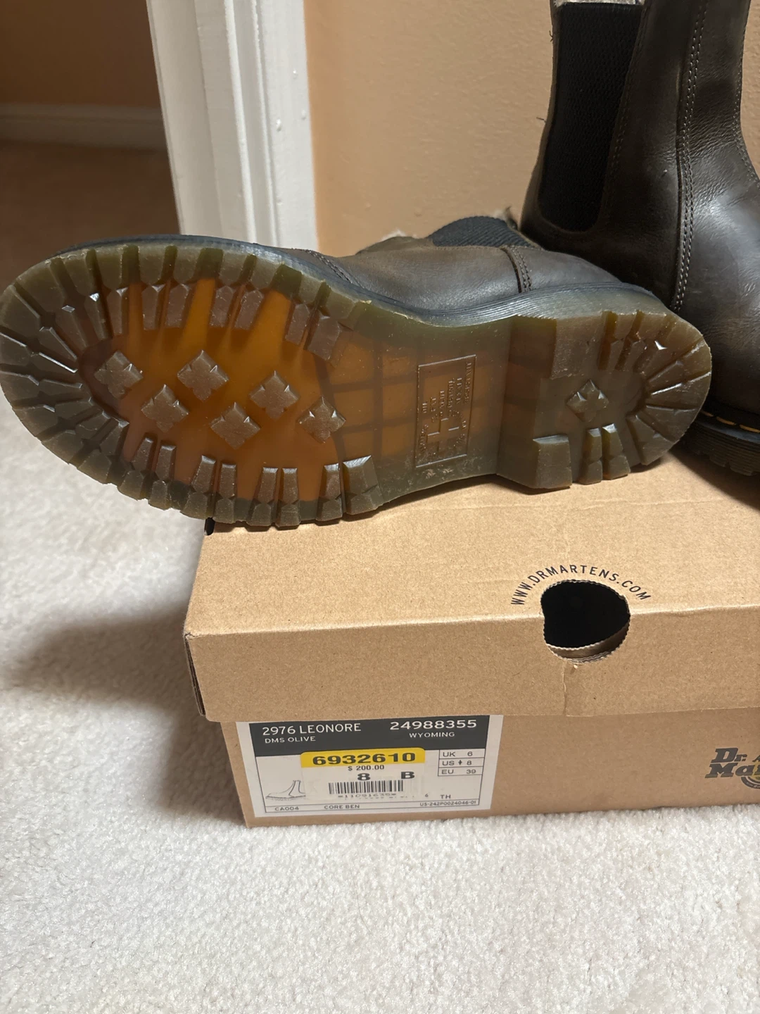 Dr. Martens 2976 Leonore DMS Olive Boots - photo 3
