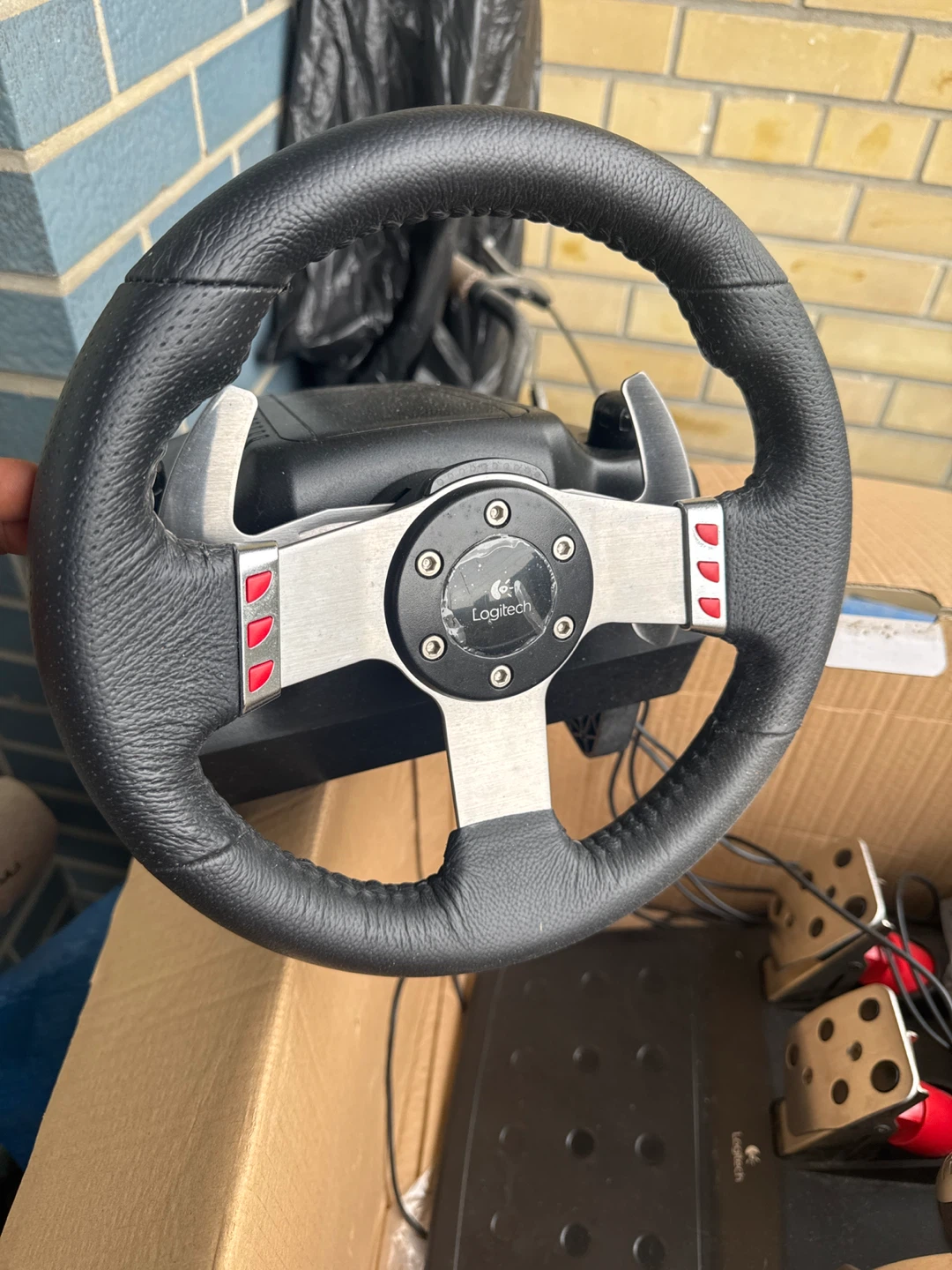 Logitech wheel, gear shift and petals