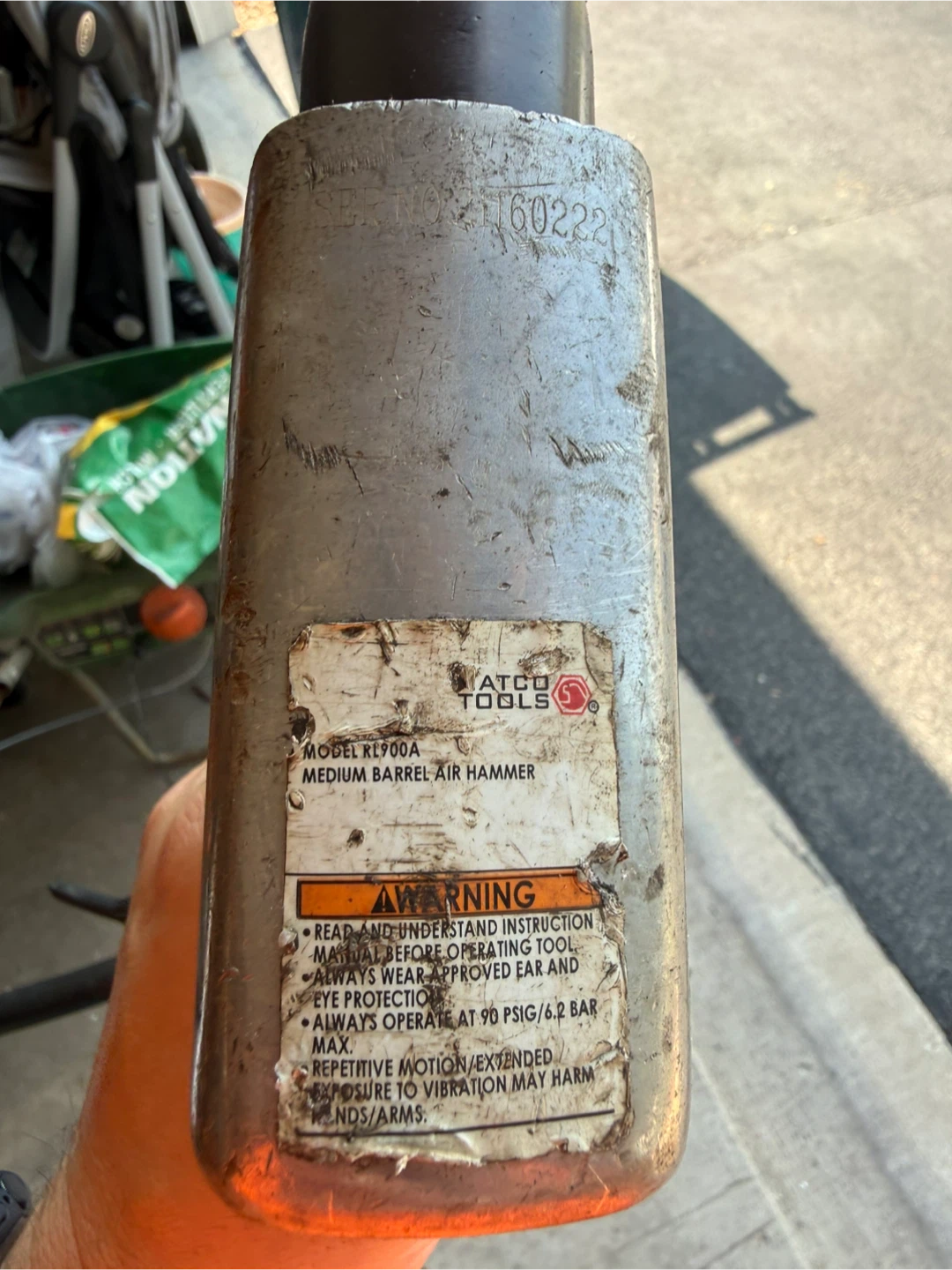 Matco Tools RL900A Medium Barrel Air Hammer - photo 2