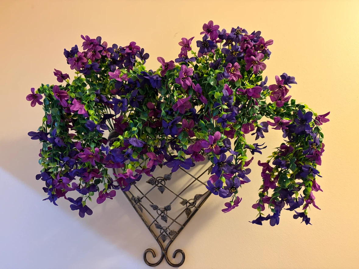 Purple Artificial Flowers - photo 2