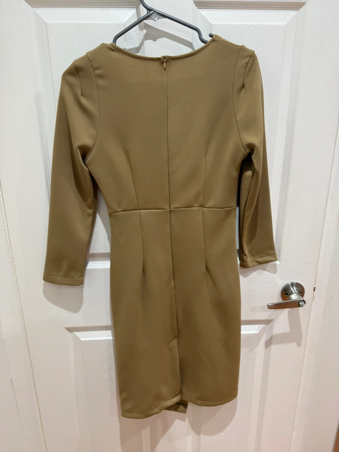Wrap-Style Bodycon Dress - Size Small - photo 3