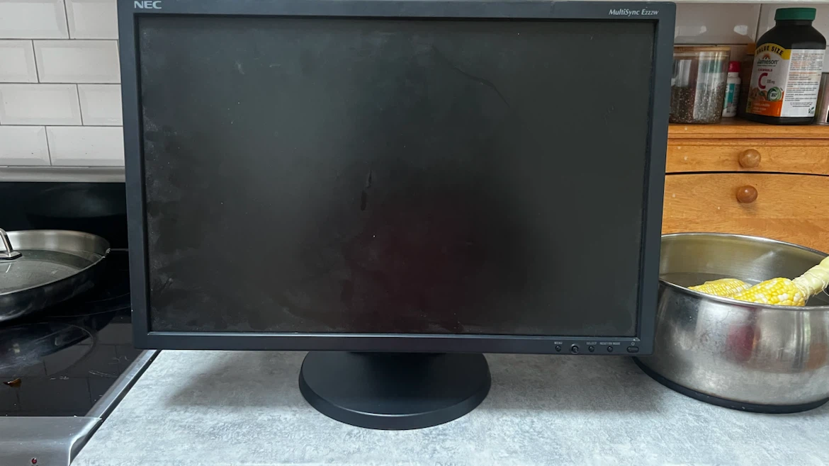 NEC MultiSync E222W Black Monitor