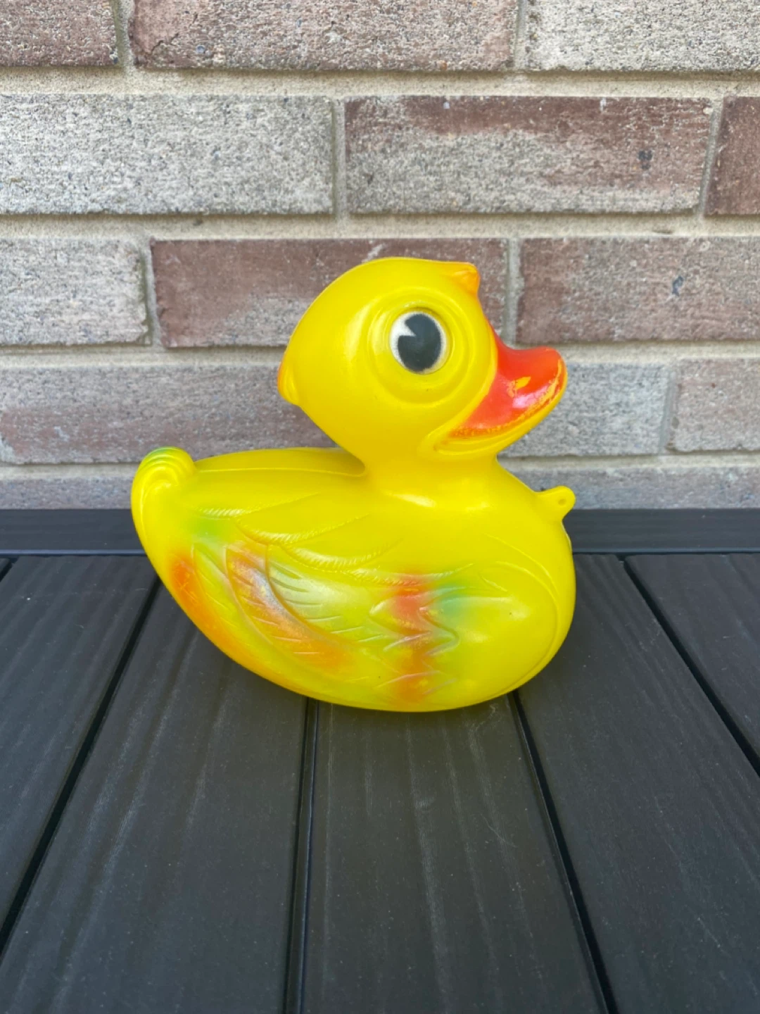 Regal Toy Yellow vintage  plastic Duck