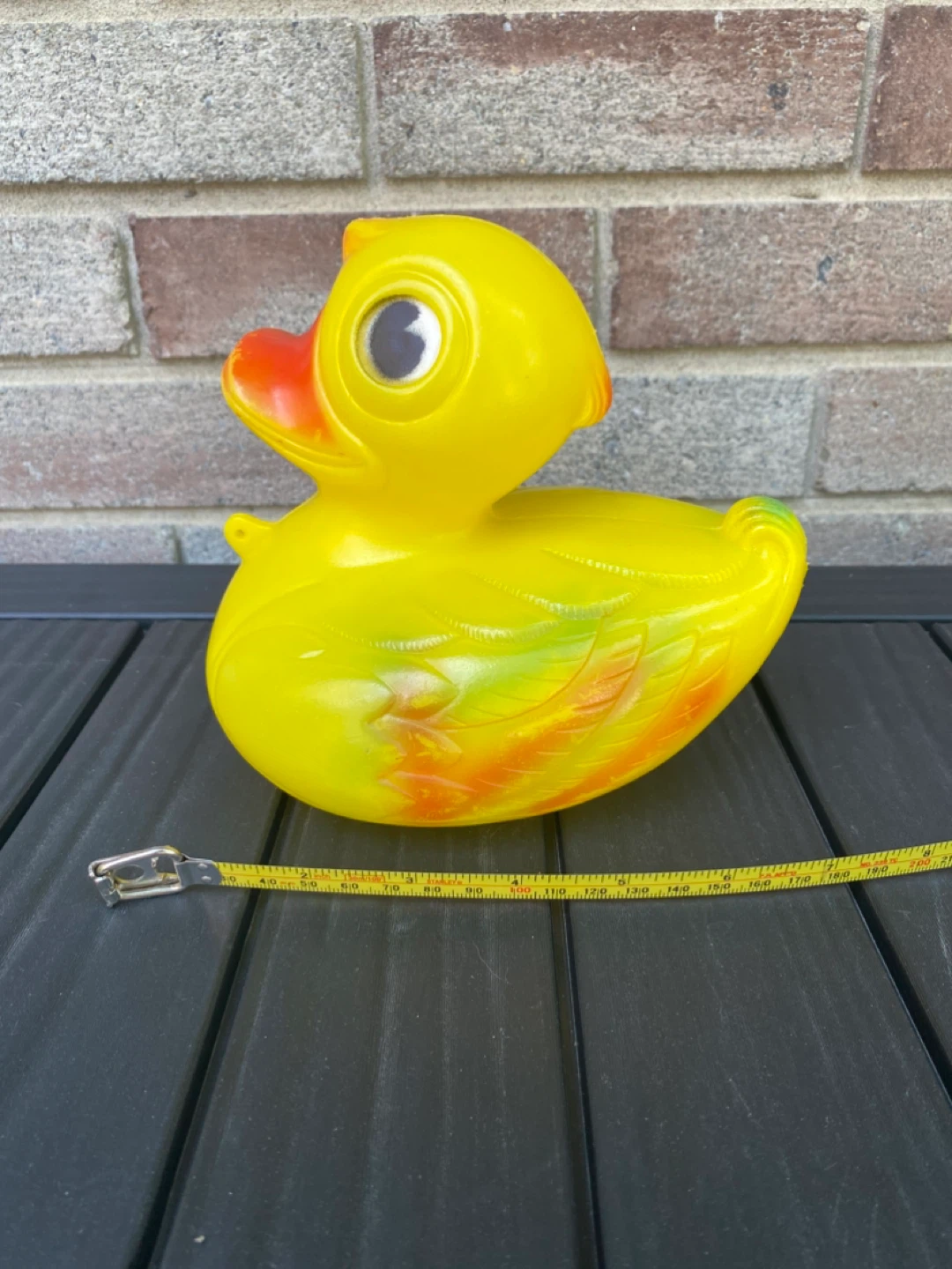 Regal Toy Yellow vintage  plastic Duck - photo 3