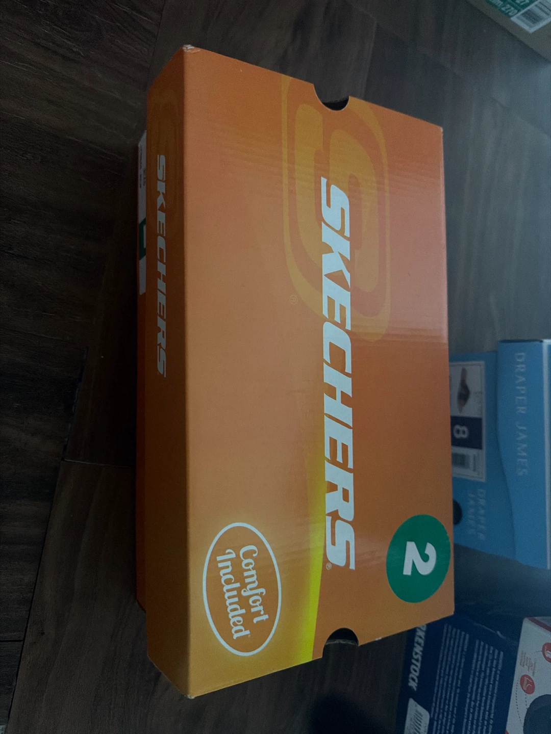 Skechers Kids' Navy Blue & Green Athletic Shoes - photo 2
