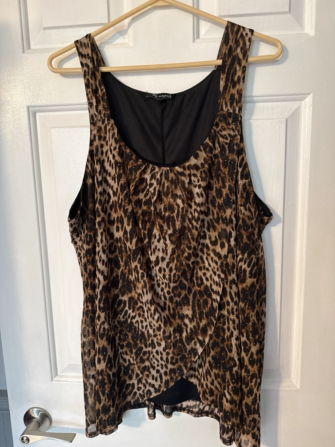 Leopard Print Top 2X
