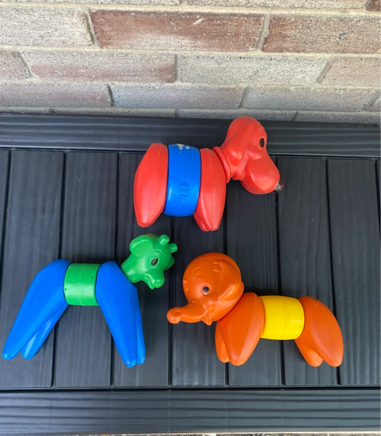 Vintage Tupperware zoo it yourself Build a Toy animals