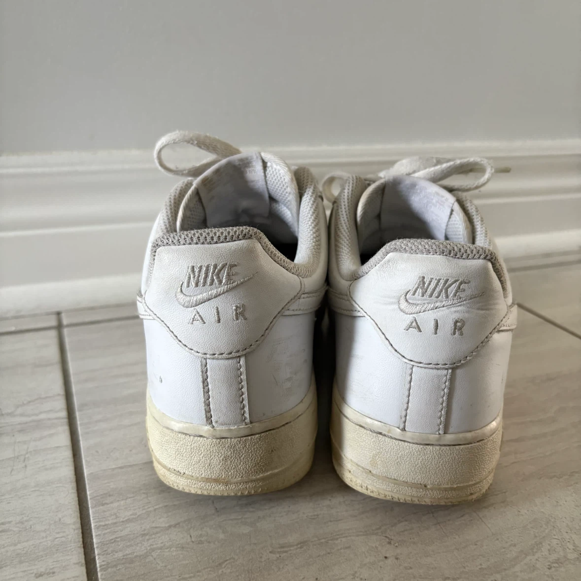 Nike Air Force 1 White Sneakers - photo 2