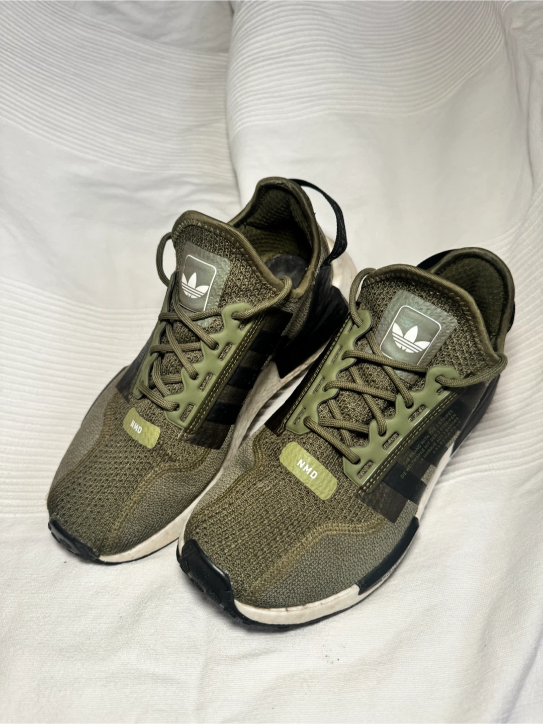 Adidas NMD_R1 Shoes Olive Green - photo 3