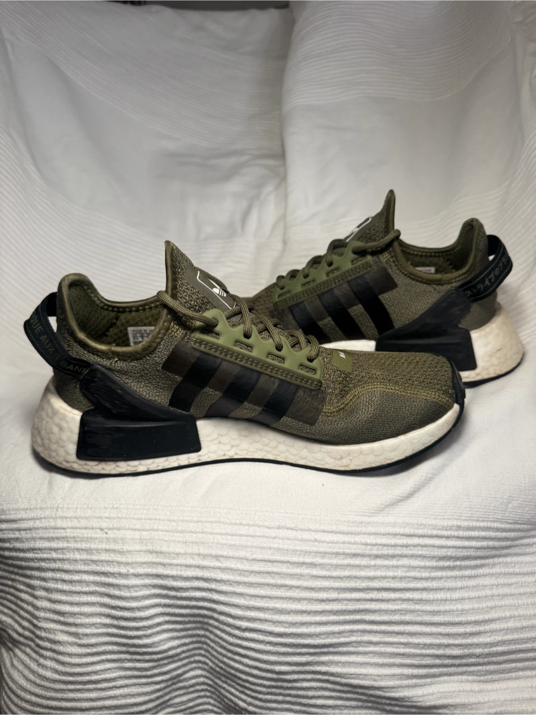 Adidas NMD_R1 Shoes Olive Green - photo 4