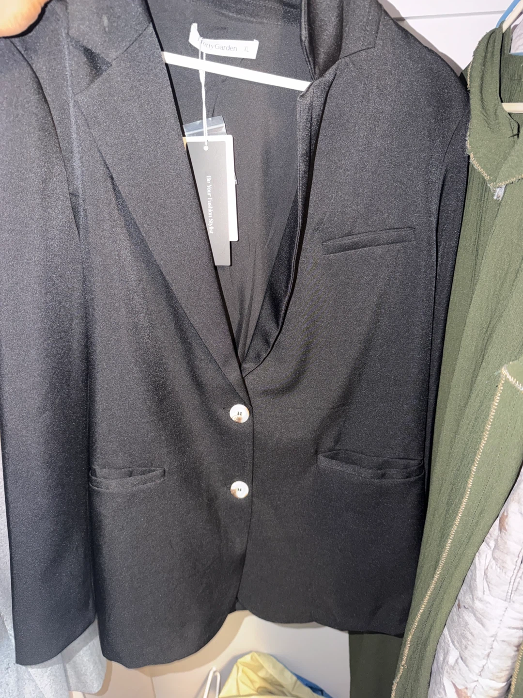 Prettygarden Black Blazer Jacket women