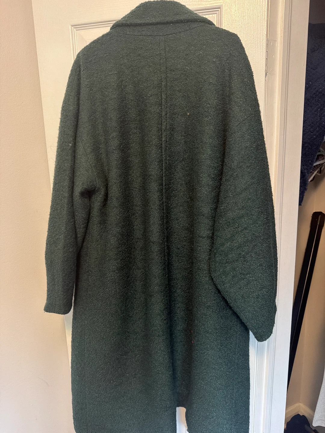 Cleo Green Textured Wool Blend Coat - photo 3
