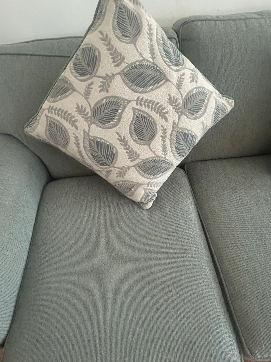 Light Blue Sofa - photo 3