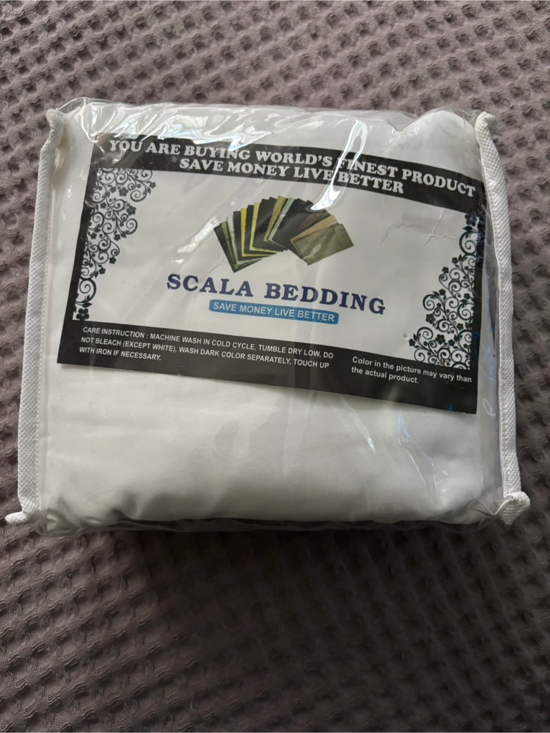 Scala White Queen Bedskirt