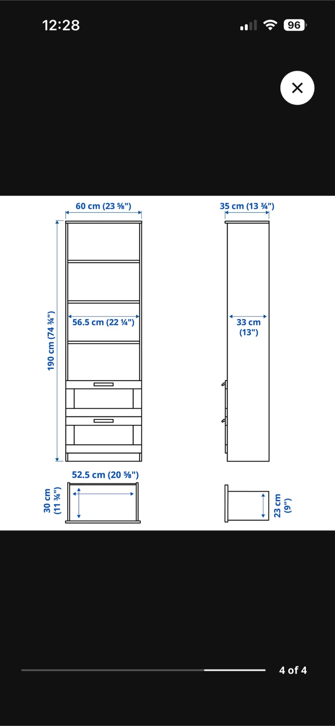 IKEA KALLAX Shelving Unit with Drawers - photo 4